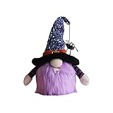 MJGkhiy Halloween Zwerg Plüsch Ornamente für Halloween Zu Hause Dekoration Schwedische Wichtel Dolls für Kinder Familie Tischdekoration Wichtel Deko Geschenke für M