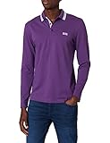 BOSS Herren Plisy Polohemd, Dark Purple508, M