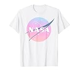 NASA Pastel Rainbow Classic Logo Graphic T-S