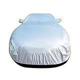 Autoabdeckung Kompatibel mit Infiniti SUV FX35 / 37/45/50 Auto Schutzhülle Plane Schneesicher staubdicht Anti-UV Drinnen und draußen Vollständige Außenabdeckungen (Color : Silver, Size : FX37)