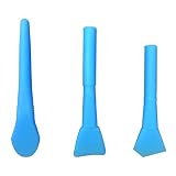 Beaupretty Gesichtspinsel Silikonverfassungsbürsten 3Pcs Facial Mud Applikator Kosmetischer Gesicht Schlamm Applikator Facial Mischwerkzeug für Die Hautpflege- Creme M