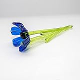 CRISTALICA Anemone ''Blumen'' (15-18cm) Glasblume zum Sammeln für die Vitrine Glaskunst Miniatur Z