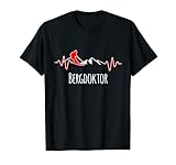 Bergdoktor Heartbeat Berge Skifahrer Hoodie T-S