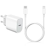 Everdigi USB C Ladegerät 20w Stecker Schnellladegerät Wandladegerät und C-L Ladekabel 1m geeignet für Phone13,13pro,13 Pro max,12,12mini,12 Pro,12 Pro Max,11,11 Pro,11 Pro Max,neu SE,XR