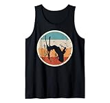 Skispringer Skispringen Vintage Retro Tank Top