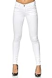 Elara Damen Stretch Hose Push Up Jeans Gummizug Chunkyrayan YF 2620 38 (M)