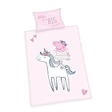 Herding Peppa Pig Bettwäsche-Set, Kopfkissenbezug 40 x 60 cm mit Hoteleinschlag, Bettbezug 100 x 135 cm mit Knopfleiste, 100% Baumwolle/L