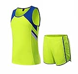 WHZDQ Sweatshirt Schnelltrocknender Trainingsanzug Sportbekleidung Laufen Joggen Wettkampf Trainingsweste angenehm zu tragen,Green,XXXXL