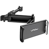 VPOW Tablet Halterung Auto, KFZ-Kopfstützen Halterung, Universal Kopfstützenhalterung für iPad iPhone Serie/ Samsung Galaxy Tabs/ Nintendo Switch Smartphone usw 4.4~11 Zoll Geräte. (Black)