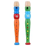 Hölzerne Kinderflöte Musikinstrument Lightweight Frühe Pädagogische Flöte Spielzeug Zufällige Farb