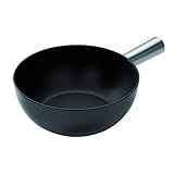 KUHN RIKON 32007 Fondue Käsefondue Caquelon Aluminium Schwarz,Induktion 23cm,V