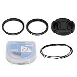 RANNYY UV-Filter-Ring-Objektivkappen-Set, UV-Filter-Ring-Objektivkappen-Set Ultra Slim UV-Objektiv-Filterring-Set für LU7 Digitalk