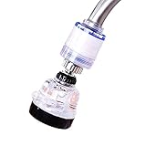 Luftsprudler für die Küche, Wasserdiffusor, 360 ° drehbarer Kopf, Universal-Wasserhahn-F