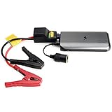 CROSSIO JumpPower Flexi Auto Starthilfe Powerbank| 10 000 mAh, 2000A Höchstleistung, 12V Auto Starthilfe Powerbank mit 2 USB-Anschlüssen | Auto Starthilfe (bis zu 8L Gas, 7L Diesel Motor)