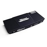 TESmart HDMI-Splitter 4K 1 in 4 Out, HDMI Splitter 1x4 Unterstützung 4K @ 60Hz, HDR10, HDCP 2.2, CEC, kompatibel mit Fire Stick, Apple TV, Xbox, PS4, PS3, Roku Blu-Ray Player (schwarz)