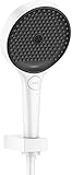 hansgrohe Duschsystem Rainfinity 130mm (Duschkopf, Schlauch 160cm, Halter, 3 Strahlarten) mattweiß