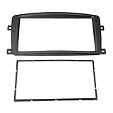 Opter 2 DIN-Autoradio-Faszien DVD Spieler Panel Kits Stereo Dash Frame Fit für Mercedes Benz C CLK G KLASSE Viano W203 W209 W463 W639