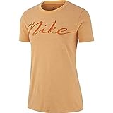 Nike Damen Dry DFC XDYE T-Shirt, Fuel Orange/Campfire Orange, M
