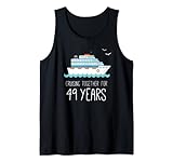 Cruising Together For 49 Years Wedding Anniversary Tank Top