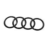 Audi 4K4071802 Ringe Emblem Logo Black Edition Blackline schwarz, für e-tron Sportback