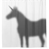 Violetpos Einhorn Duschvorhang Badezimmer Dekorative 120 x 180