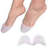 2 Paare Zehenschutz Silikon Faireach Soft Gel Zehenkappen Zehenschoner Spitzenschoner Zeh Schutz Für Ballett Spitzenschuhe Ballettschuhe High Heel Pumps Schmerzlinderung 4 Stück