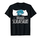 Offizielles Schlafshirt Hai Schlafanzug Schlafen T-S