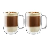 Zwilling® Sorrento Plus 2-TLG. Latte-Macchiato-Set mit Henkel, 450