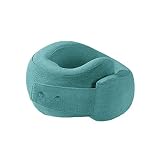WXYPP Reisekissen U-förmige Kissen Tragbare Memory Foam Lunch Break Pillow Geeignet für Auto und Flugzeug Ermüdung Lindern (Color : Green)