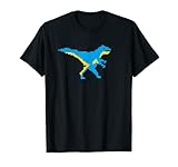 Tyrannosaurus Rex Dinosaurier Pixel Gamer T-S