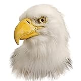 Halloween Funny Masks, Halloween Animal Masks,Novelty Parrot/Eagle/White Wolf Mask Latex Rubber Animal Head Mask for Halloween Cosplay Costume Party Prop