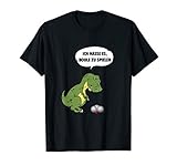 Boule T-Rex Witz T-Shirt Boccia Sport Geschenk