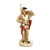 20Tipici Pulcinella Statue Neapel St. Gregorium Armen, handbemalt, Glücksbringer (Pulcinella Horn 13 cm)