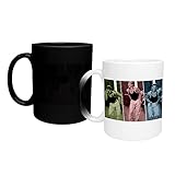 Color Changing Mug Jean Claude Van Damme_TA221 Magic Heat Changing Coffee Mug - Funny Cup, for Office and Home Use Farbwechselbecher 325