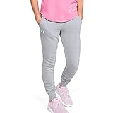 Under Armour Mädchen Rival Hose, Grau, YLG