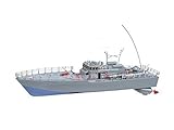 Unbekannt RC Torpedoboot Sea Patrol ferngesteuertes Kriegsschiff Schiff Boot Royal Marine mit Kabinenlicht - viele Details - Alles inklusive!! beeindruckende 50 cm Läng
