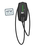 Entratek Wallbox Power Dot Eco 3-phasig, 16A, 11kW mit 4m-Kabel & App & RFID, WLAN, KfW 440 förderfähig