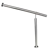 MCTECH® Geländer Eingangsgeländer Edelstahl Handlauf Wandhandlauf Treppengeländer Außen Innen Treppenhaus (180cm)