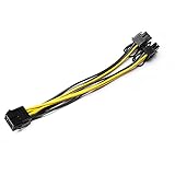 10 x 8-polige PCI Express auf Dual PCIE 8 (6+2) Pin Stromkabel 20cm Motherboard Grafikkarte PCI-E GPU Stromkab