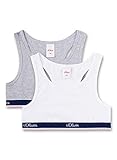 s.Oliver Mädchen Doppelpack Bustier, Weiß (White 10), (Herstellergröße: 176) (2er Pack)