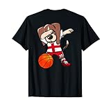 England-Trikot mit Beagle-Motiv, englische Basketball-Liebhaber T-S