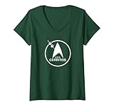 Damen Star Trek: Untere Decks St. Patricks USA Cerritos T-Shirt mit V