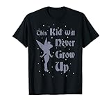 Disney Peter Pan Tinkerbell Never Grow Up Graphic T-S