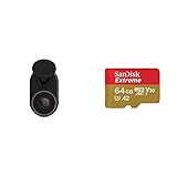 Garmin DashCam Mini - automatische Speicherung von Unfallvideos, kompakt, HD-Aufnahmen, 140° Weitwinkel & SanDisk Extreme microSDXC 64GB + SD Adapter + Rescue Pro Deluxe 160MB/s A2 C10 V30 UHS-I U3