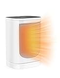 Heizlüfter Energiesparend 2000W Heizung Elektrisch Zwei Warmluft und 1 Kaltluft 70° Kippschutz Überhitzungsschutz Memory-Funktion Klein Keramik Heizstrahler mit zeitschaltuhr Büro Haus S