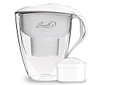 PearlCo Wasserfilter Astra (weiß) - mit 1 unimax Filterkartusche - passt zu Brita Max