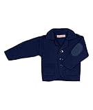 Cocolina4kids Sakko Baby Jungen Strickjacke Stricksakko Taufanzug Sakko (68, Blau-Royal)