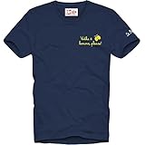 Saint Barth MC2 Herren-T-Shirt Portofino EMB Vodka L 61, blau, XXL