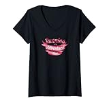 Damen Trendy Running Is My Adventure Time T-Shirt mit V