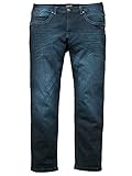 Men Plus Herren Straight Fit Lange Jeans aus Baumwolle Straight F